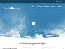 Tablet Screenshot of heavenlyhosting.net